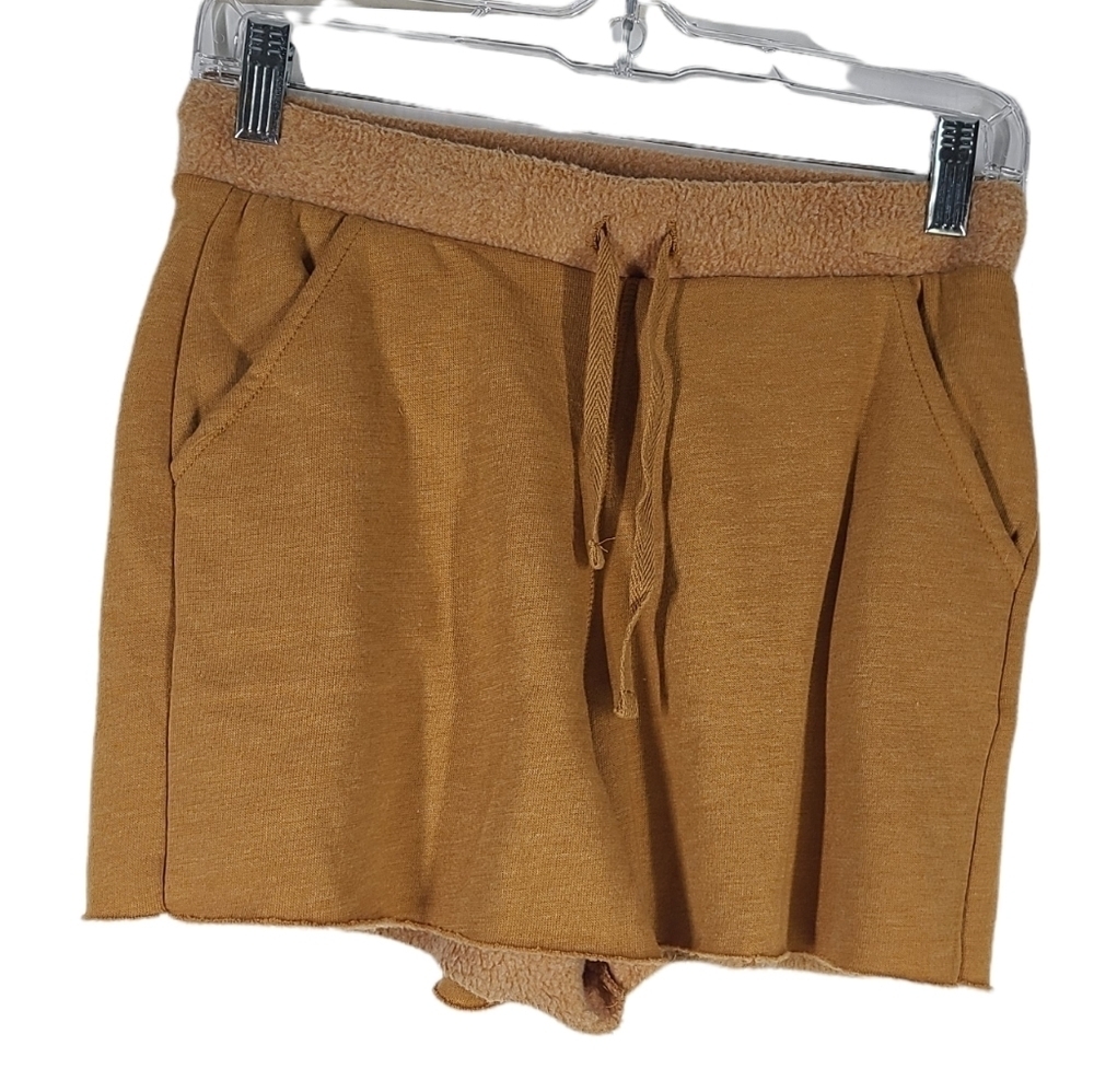 NEW Intimately Free People Womens Brown Kelly Washed Comfy Sweat Shorts XS